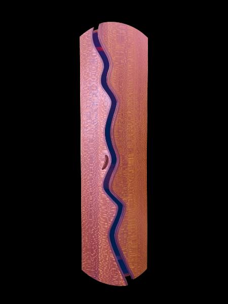 "Twists and Turns" wall cabinet