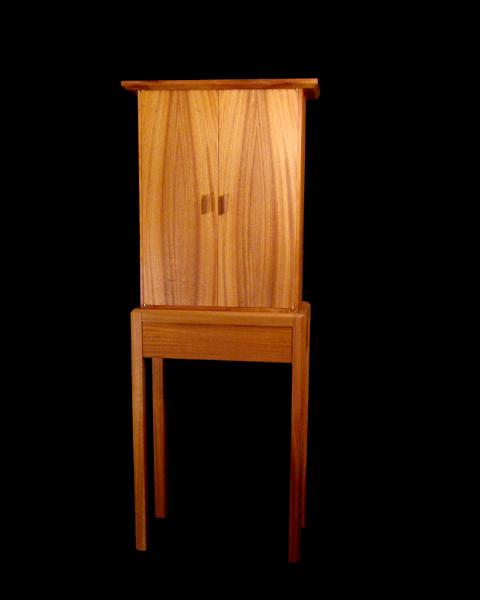 Mahogany Cabinet on Stand
