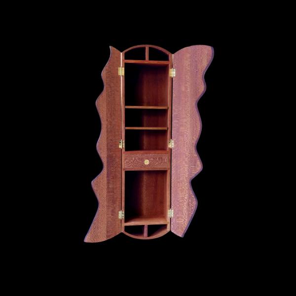 "Twists and Turns" wall cabinet